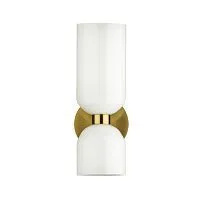 Бра с выключателем ODEON LIGHT  4798/2W ORINOCO стекло/белое 