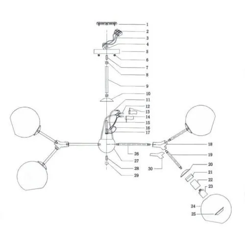 Потолочная люстра Lightstar Beta 785066  фото 3